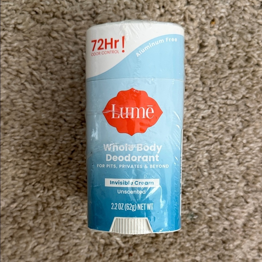 Lume Whole Body Deodorant two pack unscented